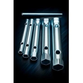 Resim Kovan Anahtar Seti, 6 Parça, Ergonomik El Tutamağı, Dayanıklı Çelik Malzeme, 8-17 mm Arası Kovan Anahtarları, Endüstriyel Kullanıma Uygun, Kompakt, Ekonomik, Onarım Bakım Takım Seti 