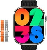 Resim Bakeey HK9 Pro Plus Amoled Ekran Siri, Gps, NFC, Pusula, Sesli Asistan Akıllı Saat Yeni Seri Watch 9 8 7 