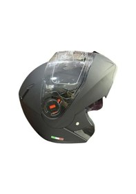 Resim Free M Sertifikalı Ece Belgeli Çene Açılır Güneş Vizörlü Motosiklet Kaskı Mat Siyah 