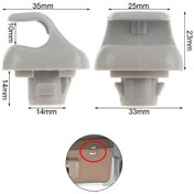 Resim Lasonstiges 2 Adet.araba Güneşlik Klipsleri Braketi 88217-s04-003za 88217-s01-a01za Honda Cr-v Civic Si Accord Ridgeline Pilot Elemanı 