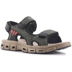 Resim Dockers By Gerli Dockers 236810 4fx Haki Comfort Casual Anatomik Çırtlı Spor Sandalet 001 