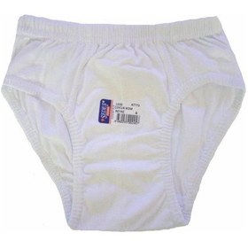 Resim 12 Adet Sedef Yıldız Erkek Çocuk Külot Slip Pamuklu Beyaz 