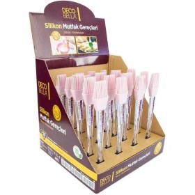 Resim Decobella Renkli Silikon Fırça 