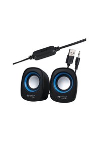Resim Magicvoice D-05a Mini 5 Watt Aux 2.0 Multimedia 1+1 Usb Speaker - Hoparlör 