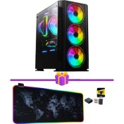 Resim Ramtech Dust X120 İ5-10400F Ram 16GB SSD 256GB HDD 500GB RX580 8gb Masaüstü Oyuncu Bilgisayarı 