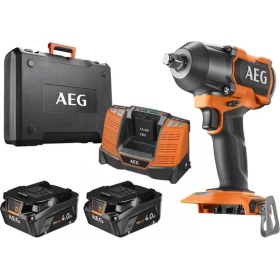 Resim AEG BSS 18MTF12BL- 402C 2x4.0 Ah Çift Akülü Darbeli Somun Sıkma - 4935479664 