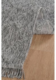 Resim Kaşmir Halı Kilim/Jüt Belek Gri 100x300 CM Salon Mutfak Halısı Yolluk Kilim 