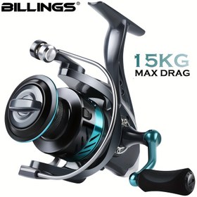 Resim Billings Döner Balıkçılık Makinesi DK 1000-7000 Maksimum Frenleme Kuvveti 10kg Dişli Oranı 5.2:1 Metal Makara Döner Makine EVA/Metal Salıncak Çubuk Atma Balıkçılık Makinesi Deniz Suyu Balıkçılığı Makinesi Balıkçılık Malzemeleri 