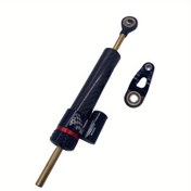 Resim Yeni Karbon Fiber Modifiye Motosiklet Direksiyon Yumuşatıcı Anti-Sway Dengesi Barı Direksiyon Yumuşatıcı 