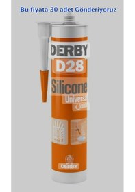 Resim Derby Silikon 30 Adet 280 Gram Şeffaf Yada Beyaz Yeni Ürün 