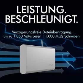 Resim Lacie Taşınabilir Ssd, Harici SSD 1 Tb, 2,5", Pc Mac ve Ipad, Veri Kurtarma Hizmeti (STKS1000400) 