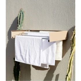 Resim UltraNova Paslanmaz Çelik Çamaşır Kurutmalık, 70 cm, Duvara Monte, İç-Dış Mekan, Dayanıklı 