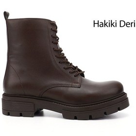 Resim Gönderi(R) Gönderi R Kadın Kahve Antik Fermuarlı Hakiki Deri Postal Bot Dkzb02842685 Kahve 