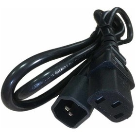 Resim 1.5 Metre Dişi Erkek Power Kablosu C13 - C14 Güç Kablosu 3X0.50 