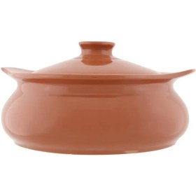 Resim Kahverengi Kapaklı Güveç Tenceresi 2200CC 