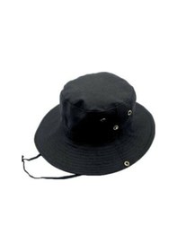 Resim Bana Lazım Olan Yazlık Katlanabilir Safari Fötr Unisex Şapka Siyah 