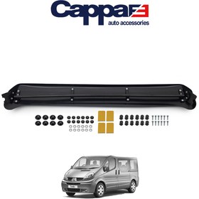 Resim Cappafe Renault Trafic Ön Cam Güneşliği Siperlik Akrilik Vizör Şapka Terek Piano Black 2001-2014 