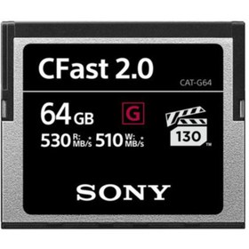 Resim Sony Cfast Cat-g64 64 Gb 530 Mb/sn Hafıza Kartı 