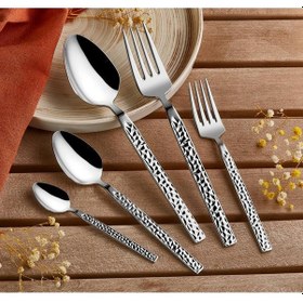 Resim Amboss Crystal 60 Parça Çatal Kaşık Bıçak Seti Kutulu Çok Renkli 