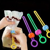 Resim 6 Paket Silikon Poşet Klipsleri, Gıda Koruma için Yeniden Kullanılabilir Çok Fonksiyonlu Kapama Klipsleri, Nem Geçirmez Toz Geçirmez Poşetler ve Atıştırmalık Depolama, Mutfak Düzenleme Aksesuarları 