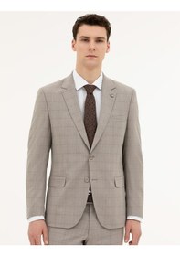 Resim Pierre Cardin Erkek Açık Kahverengi Takım Elbise 50285267-vr002 Açık Kahverengi 