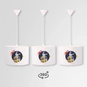 Resim Popcorn Kids Gezegenler Daire Sarkıt Aydınlatma (Large) 
