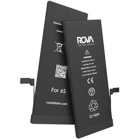 Resim Rova iPhone 6S Yüksek Kapasiteli Batarya Pil 2300 mAh 