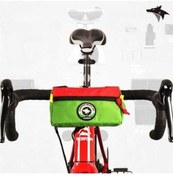 Resim Tongxida Yeşil Yaprak Tozu Renkli Wolfilist Çocuk Araba Çantası, Dengeli Üçgen Sırt Çantası, Su Geçirmez, Bisiklet Ve Dağ Yolu Renkli 