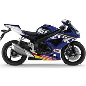 Resim Suzukı Gsx-r 600-750 2008-10 Mıxed Graphic Kit Sticker Set Lacivert 