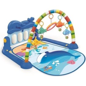 Resim Birlik Oyuncak Babycim Pianolu Balina Oyun Halısı He0631 