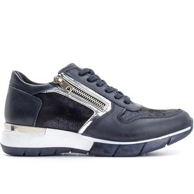 Resim Kadın Fermuar Detaylı Sneaker 