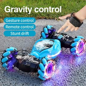 Resim 1 adet, Uzaktan Kumandalı Oyuncak Araba, Stunt RC Off-Road Araba, Dört Tekerlekli Sürüş, Açık Hava Oyuncakları, Açık Hava Oyunları. Serin Işıklar ve Müzik. Çift Kontrol Cihazı, Seçenekli Tutma Kolu Uzaktan Kumanda ve Bileklik Uzaktan Kumanda, Döndürme İşlemi Desteği. 2025, Yeni Yıl. Tatil Hediyeleri, Okul Sezonu Hediyeleri, Doğum Günü Hediyeleri, Noel Hediyeleri. 