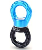 Resim Willowhaven 1 Adet 360 Derece Dönen Alüminyum Güvenlik Halkası 35kn Çift Kilitli Hamak Salıncak Bağlantısı 