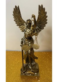 Resim Dekoratif Avukat Adalet Kadın Heykeli Themis Terazi 