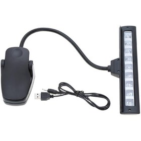 Resim Ximistore9 360 Derece Esnek Tutuculu 9 Led Müzik Notası Ve Okuma Lambası Diğer 