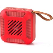 Resim Kablosuz Taşınabilir Su Geçirmez Bluetooth Hoparlör, Mikrofonlu, 36 Saat Çalma Süresi, Kırmızı 