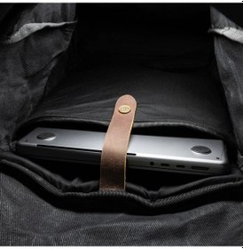 Resim Sırt Çantası Mumlu Kanvas *Siyah* / SIP 