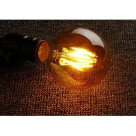 Resim DEPAR Edison G95 Flamanlı Rustik 4 W LED Ampul Dekoratif Vintage Aydınlatma 10'lu 