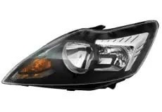Resim Ford Focus Far Ön Sol (Siyah Kromlu-Halojen) 2008-2011 Arası Uyumlu - TYC Marka 8M5113101CF 