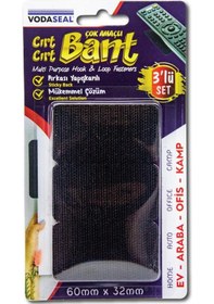 Resim Vodaseal Çok Amaçlı Yapışkanlı Cırt Cırt Bant - 60x32 Mm. - Üçlü Set 