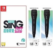 Resim Nintendo Switch Game Ns Let's Sing Twice Mic Bundle Edition 