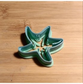 Resim Enb Ceramic4 cm Yıldız Seramik Polimer Kil Kalıp 