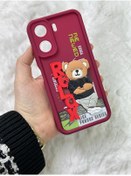 Resim Xiaomi Redmi 13C - Kabartmalı 3D Ayıcık Desenli Silikon Kamera Korumalı Lansman Ayıcıklı Kılıf 
