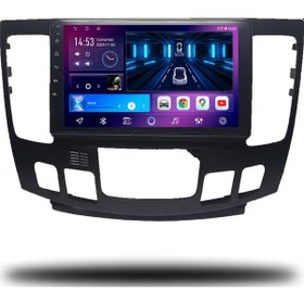 Resim Carplayer Hyundai Sonata 2009-2012 Uyumlu Android Multimedya Dijital Klima 6gb Ram 128gb Hafıza 