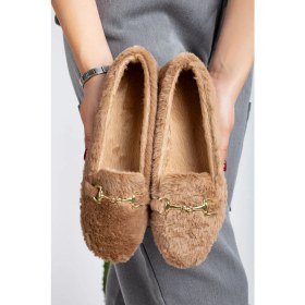 Resim Slipcat Yumuşak Peluş Kadın Ev Babeti Ses Yapmaz Hafif Taban Panduf Ev Pandufu 