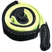 Resim Strap Çekme Halatı 3 Metre 10 Ton Off Road Strap - Yüksek Güç ve Dayanıklılık 