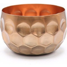 Resim Cuivre Bronz Metal Saksı Küçük Boy 