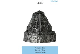 Resim Evene Kapı Stoperi Gümüş Eskitme Renk Dekoratif Kapı Tutucu Durdurucu 4 Adet Model 8 