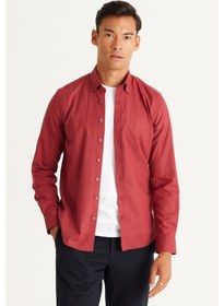 Resim AC&Co / Altınyıldız Classics Erkek Gömlek (476750302) Kiremit 