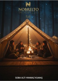 Resim Nobrelto Yanmaz Isı Yalıtım Kumaşı - 70x100 Cm Soba Altı Koruyucu 